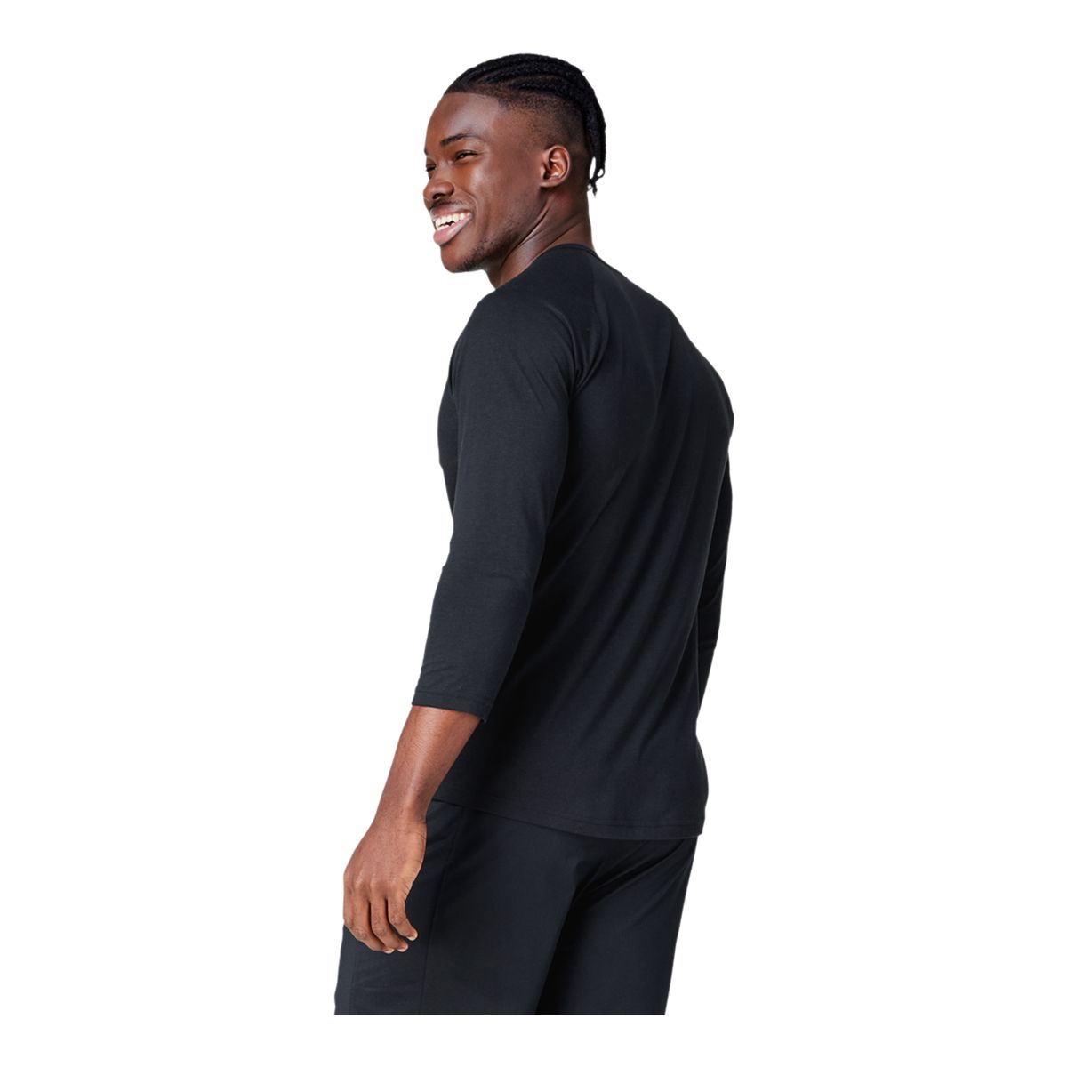 FWD Men's Sportswear Henley Three Quarter Sleeve Top | SportChek