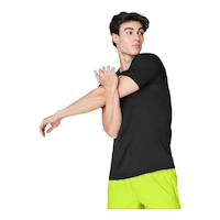 FWD Men's Push Seamless T Shirt Front_Angled_Left
