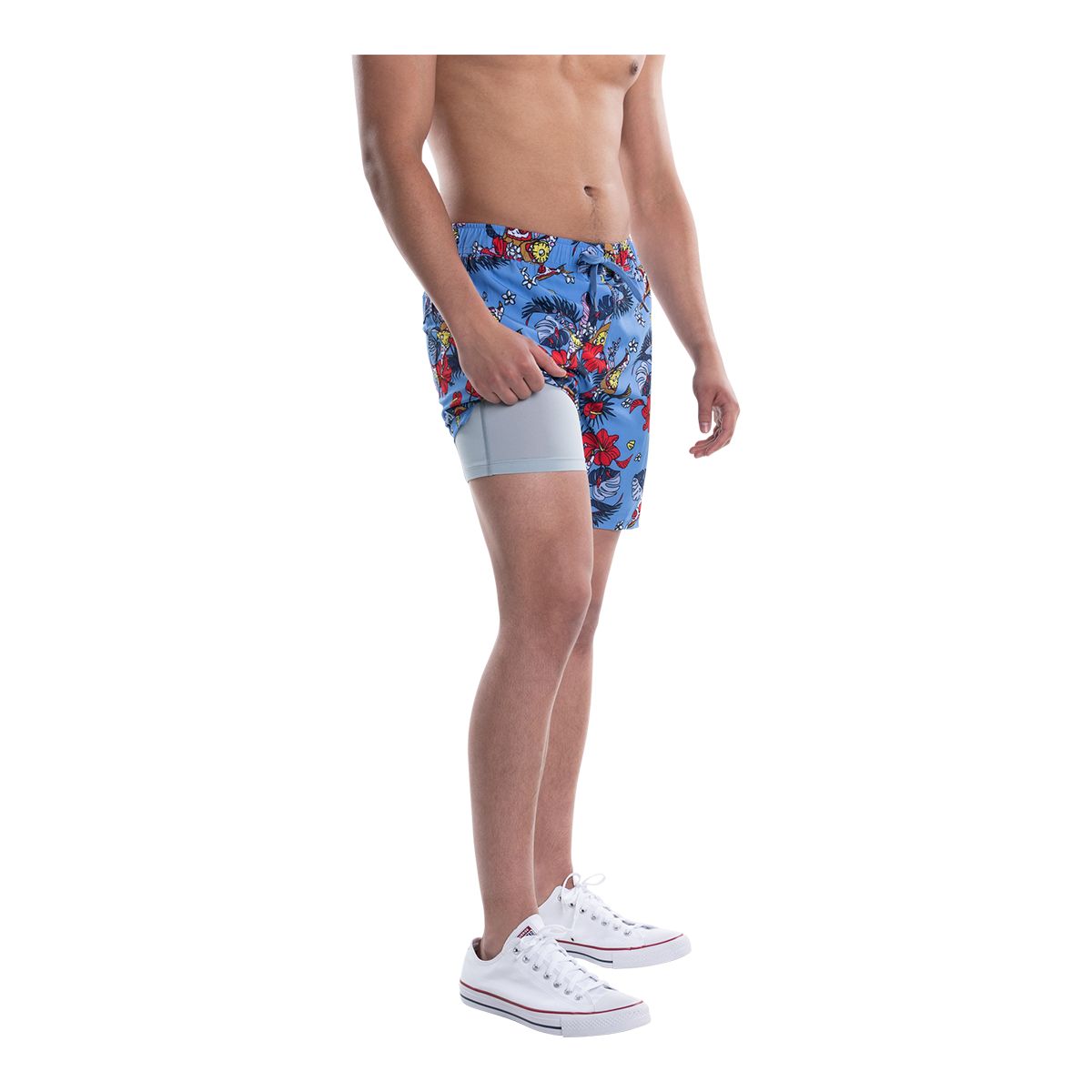 SAXX Men's Oh Buoy 5" 2 In 1 Quick-Dry Volley Shorts