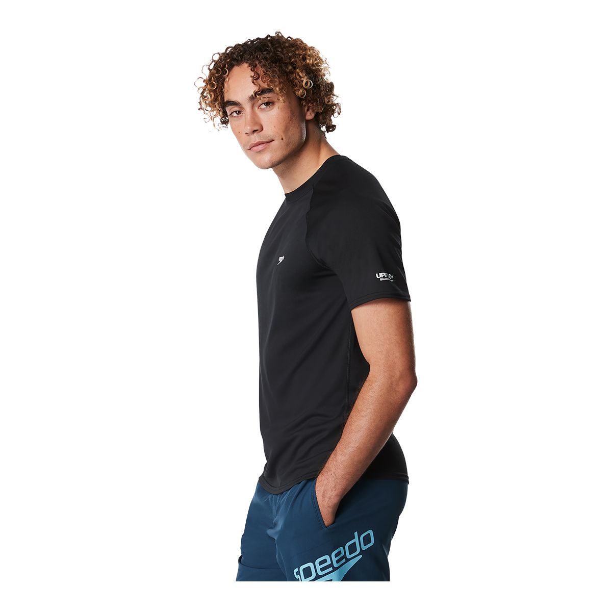 Speedo Men's Easy Rashguard Swim T Shirt