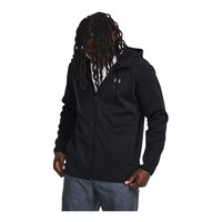 Under Armour Men's Essential Fleece Swacket Front_Angled_Left