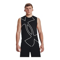 Under Armour Men's Tech™ Graphic Tank Front_Flat