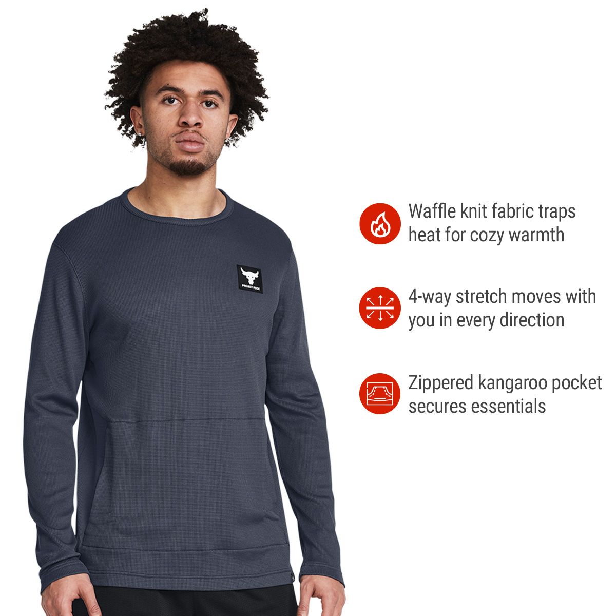 Under Armour Men's Project Rock Authentic Sweatshirt