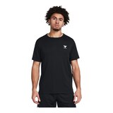 Under Armour Men's Project Rock Authentic Crew T Shirt Front_Flat