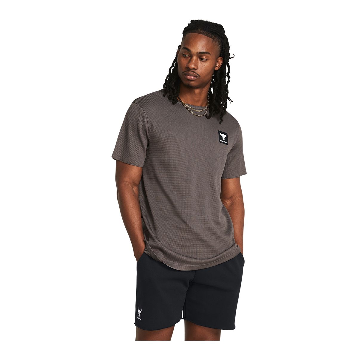 Under Armour Men's Project Rock Authentic Crew T Shirt
