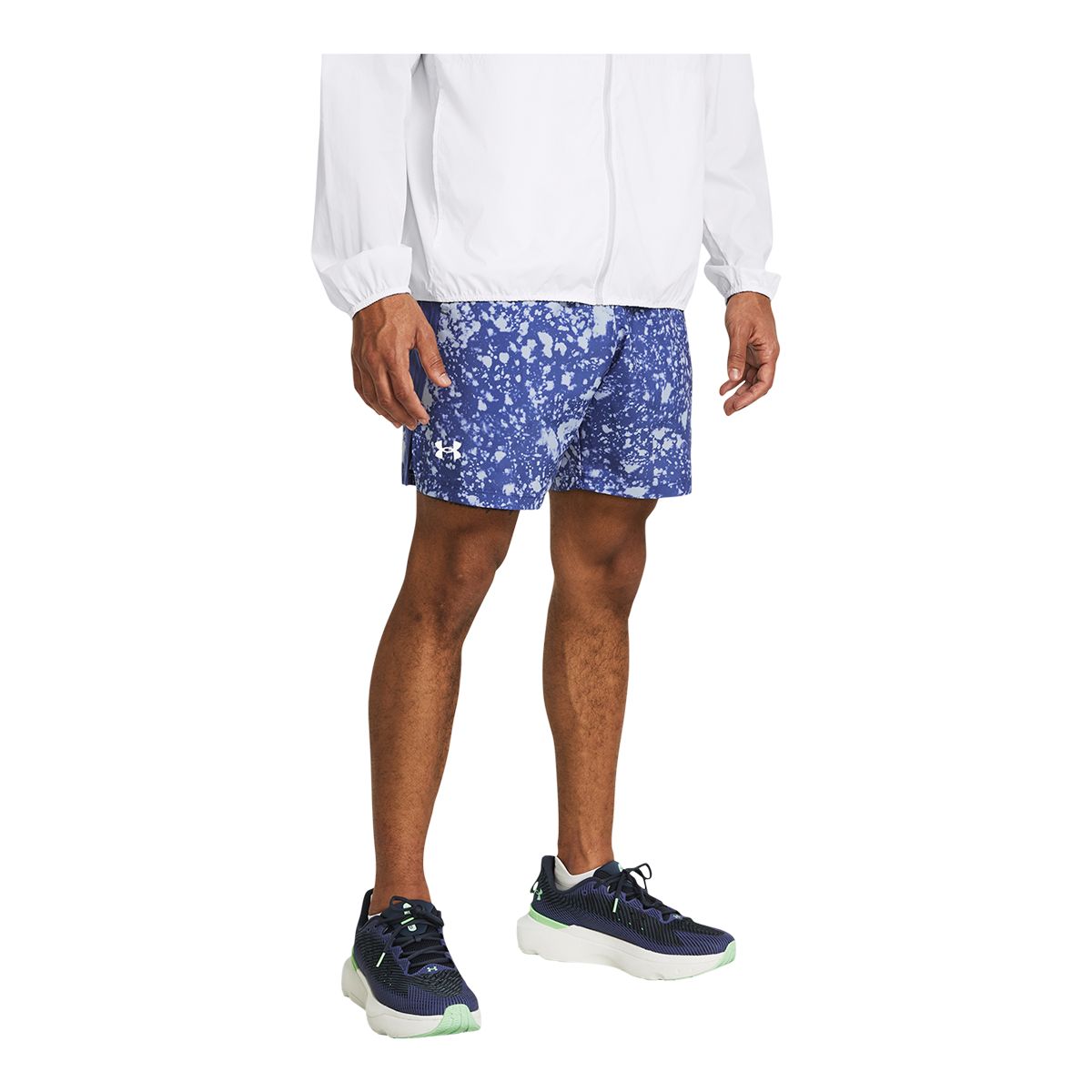 Under Armour Men's Launch Specks 7 Inch Unlined Shorts