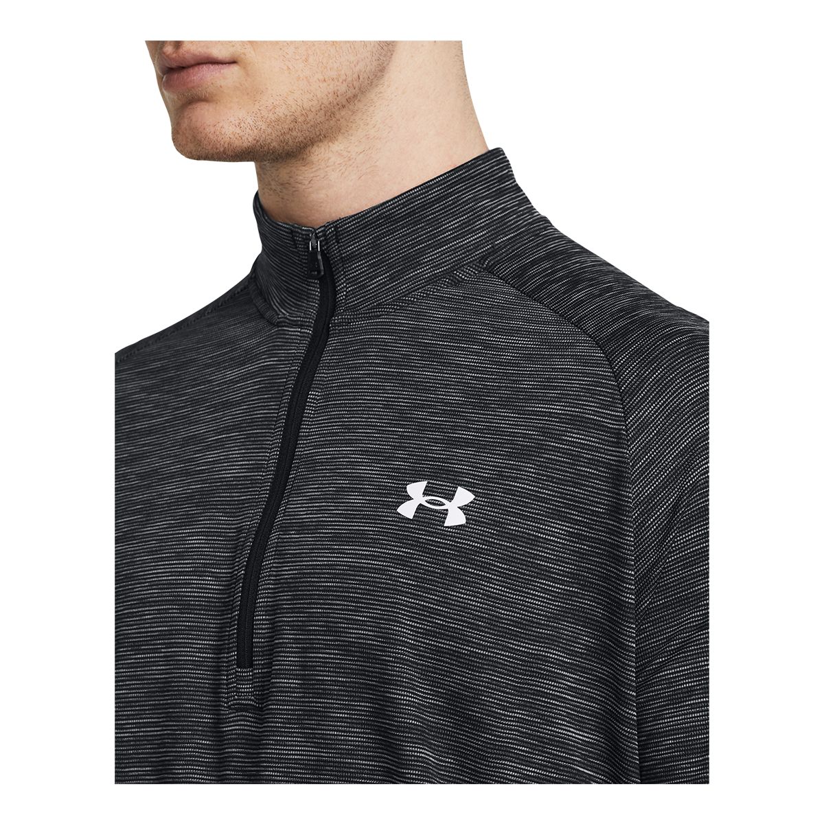 Under Armour Men's Tech™ Textured 1/2 Zip Long Sleeve Top | SportChek