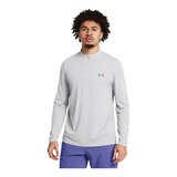 Under Armour Men's Rush Seamless 1/4 Zip Long Sleeve Top Front_Angled_Left