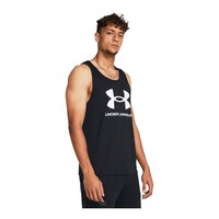 Under Armour Men's Sportstyle Logo Tank Front_Three_Fourths_Angled_Right