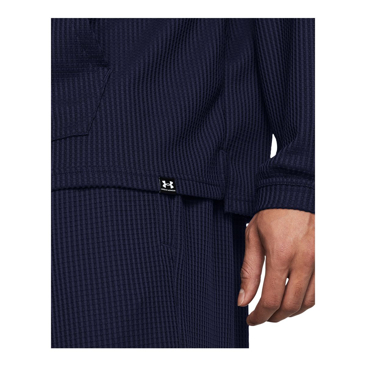 Under Armour Men's Rival Waffle Pullover Hoodie