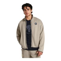 Under Armour Men's Project Rock Essential Fleece Full Zip Jacket Front_Angled_Left
