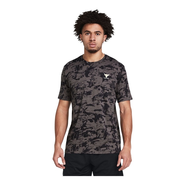 Under Armour Men's Project Rock Payoff All Over Print T Shirt
