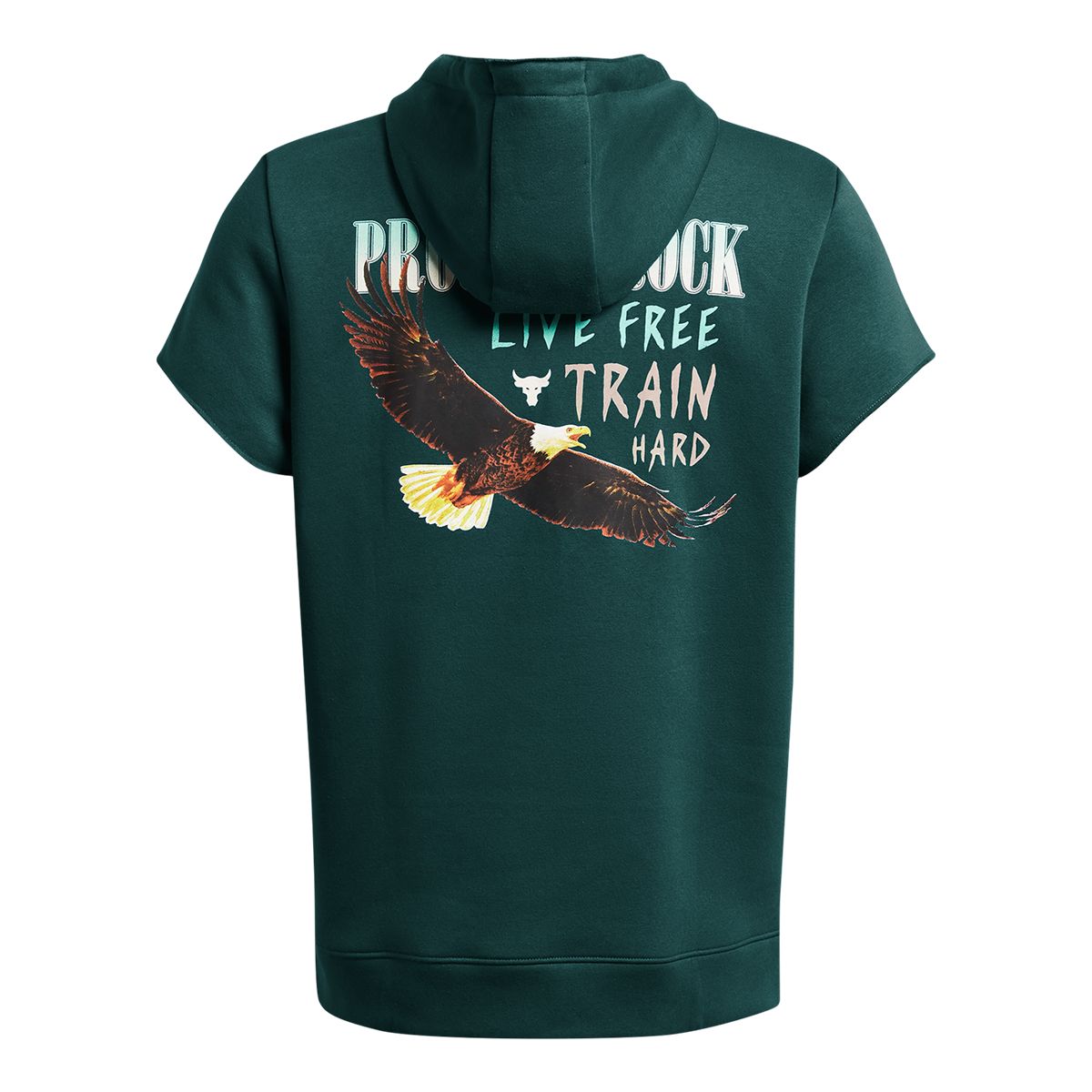 Under Armour Men's Project Rock Short Sleeve Hoodie