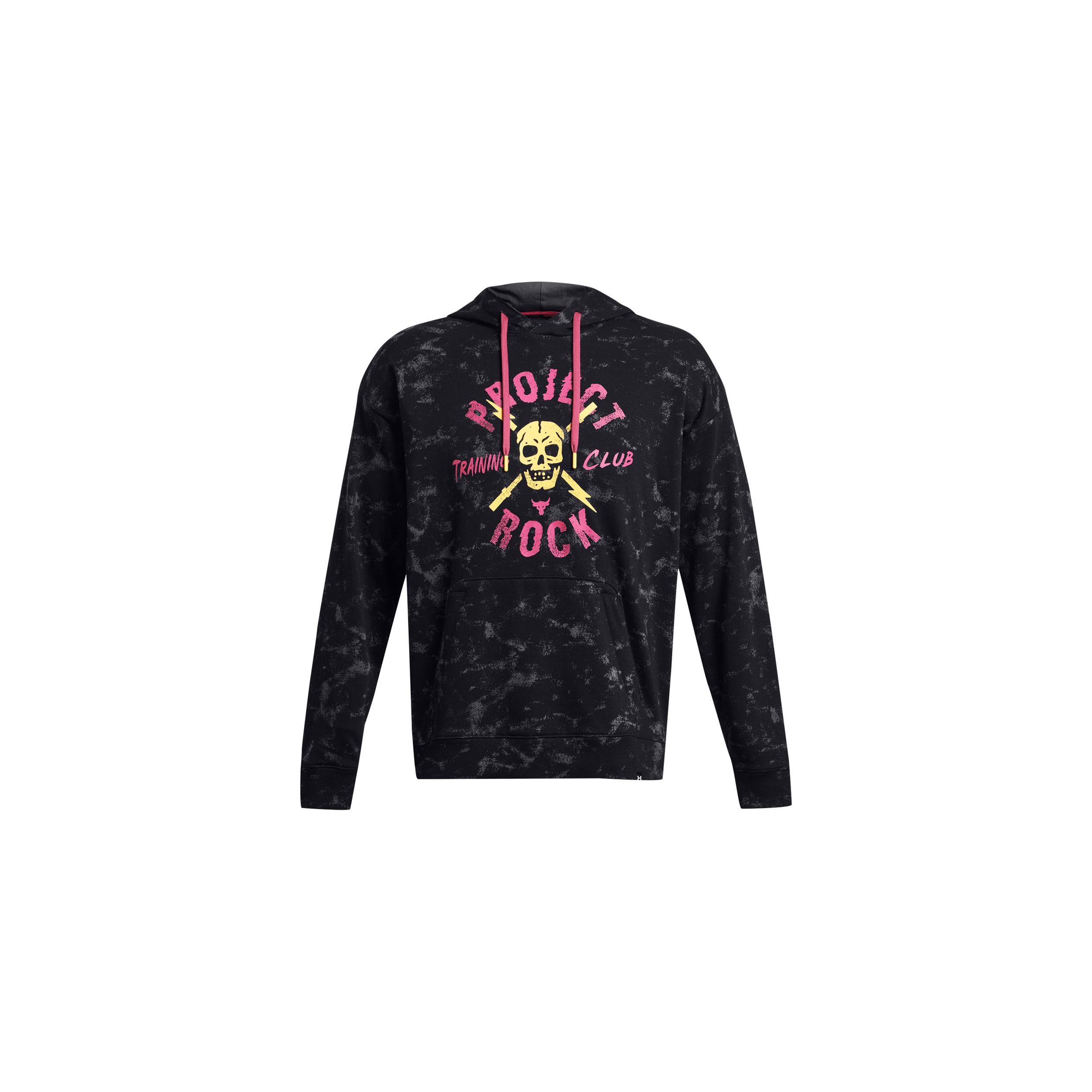 Under Armour Men's Project Rock All Over Print Rival Terry Hoodie