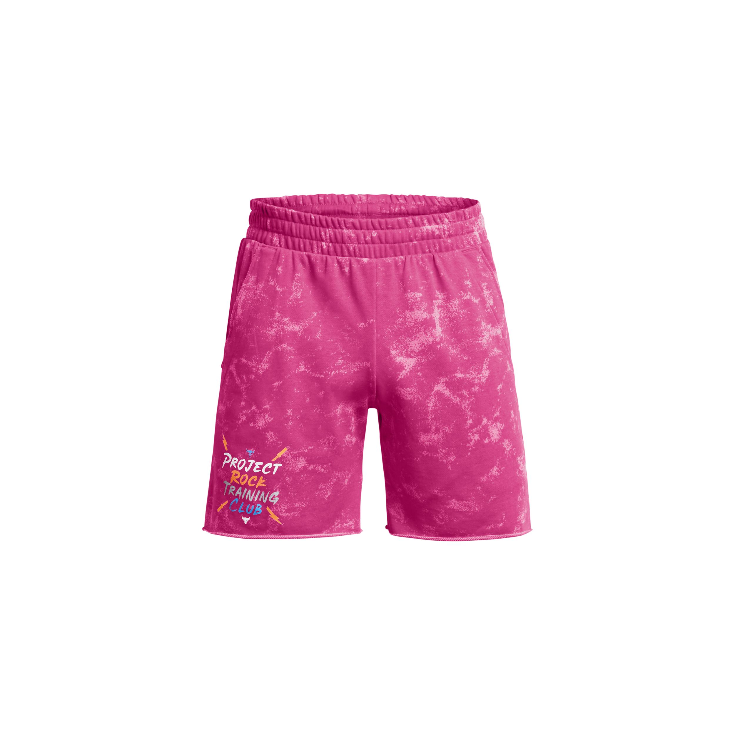 Under Armour Men's Project Rock All Over Print UG Terry Shorts