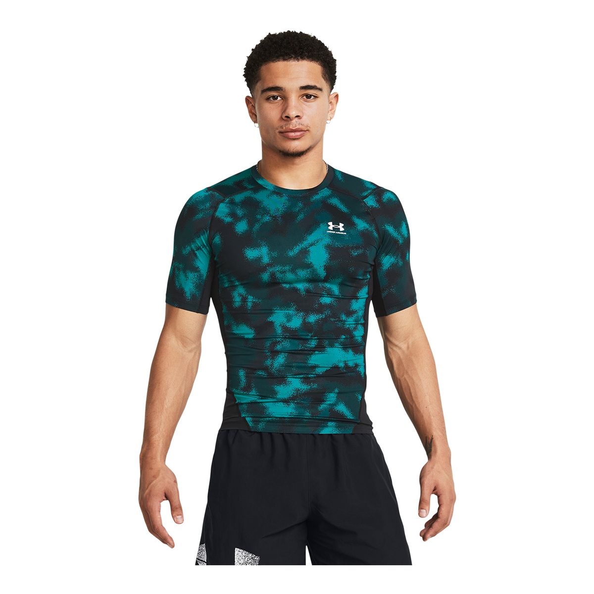 Image of Under Armour Men's HeatGear© Armour Compression Printed T Shirt