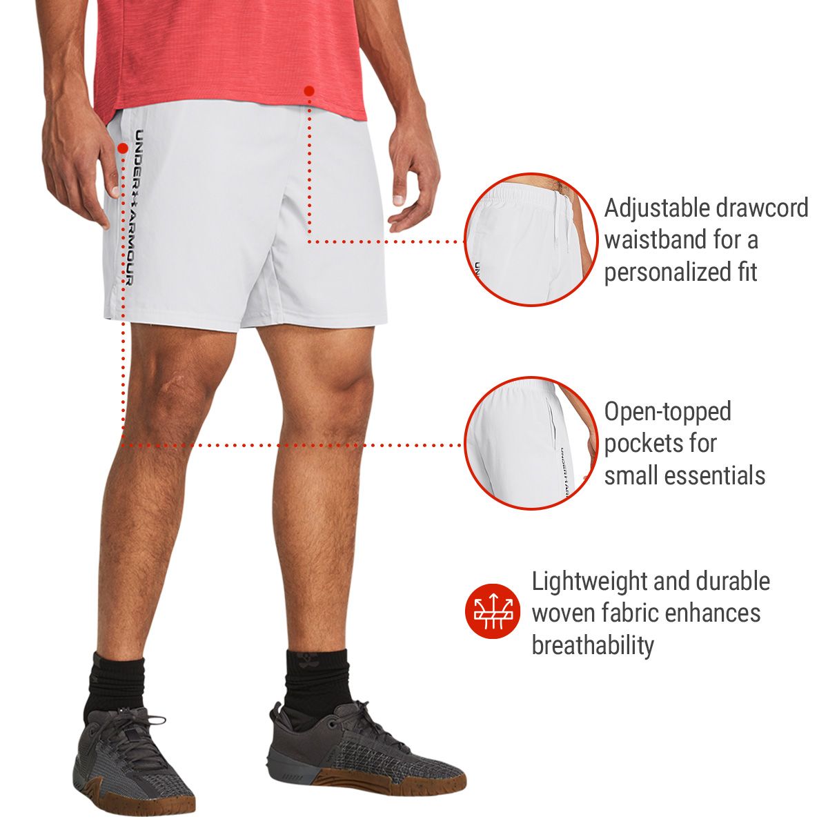 Under Armour Men's Wordmark Shorts