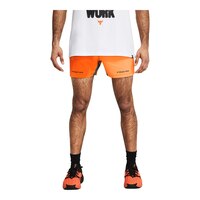 Under Armour Men's Project Rock 5 Inch Print Train Shorts Front_Flat