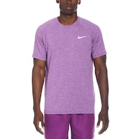 Nike Men's Logo Heather Hydroguard T Shirt Front_Flat