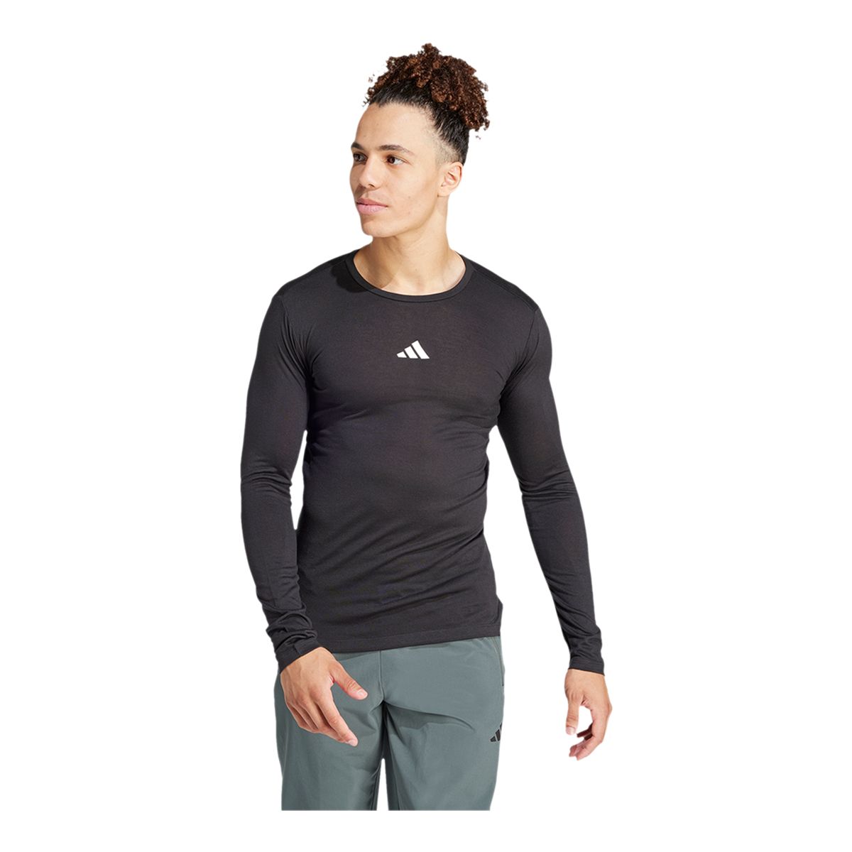 adidas Men's Workout Long Sleeve Shirt