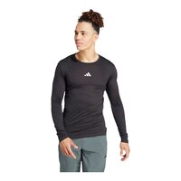 adidas Men's Workout Long Sleeve Shirt Front_Flat