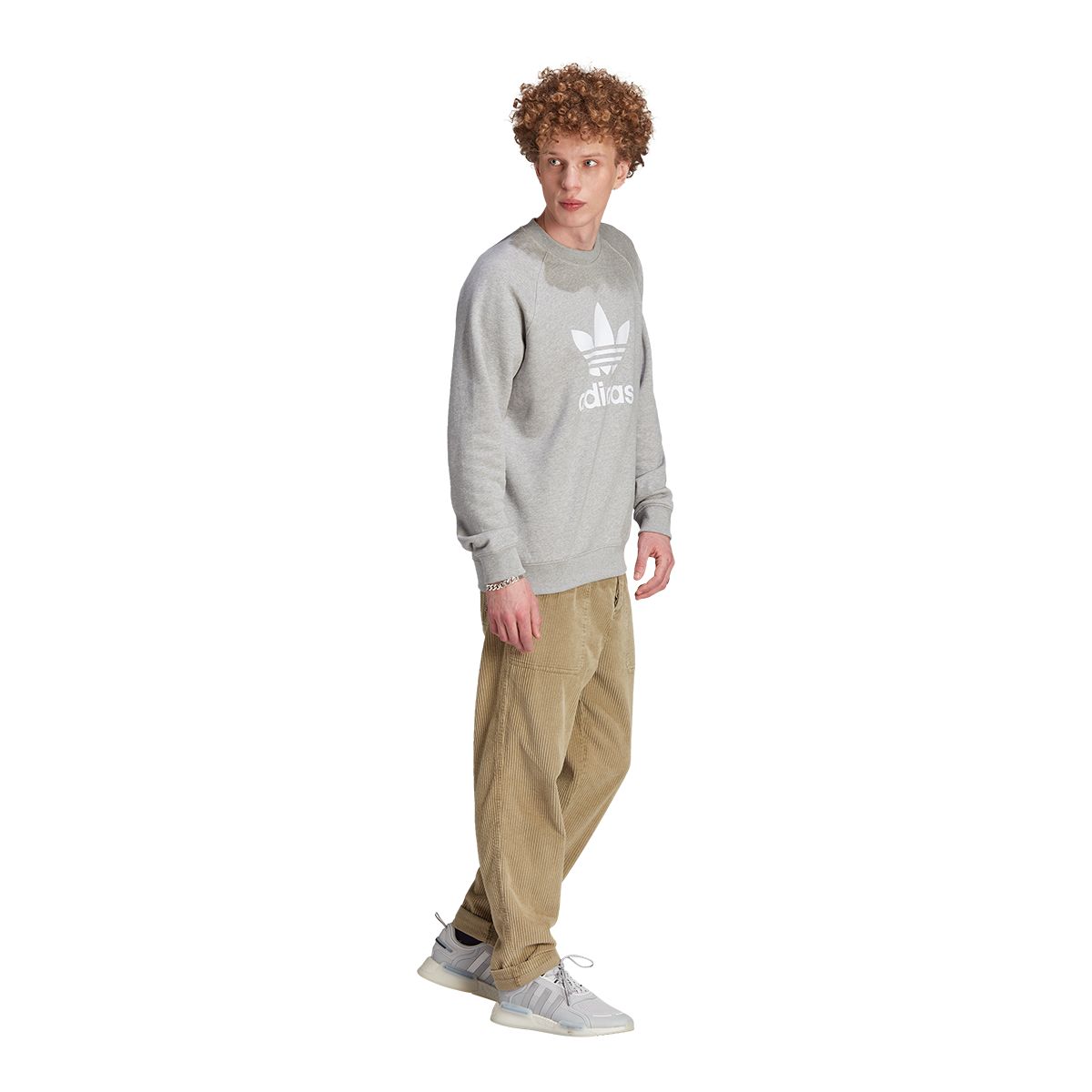 adidas Men's Adicolor Trefoil Crewneck Sweatshirt