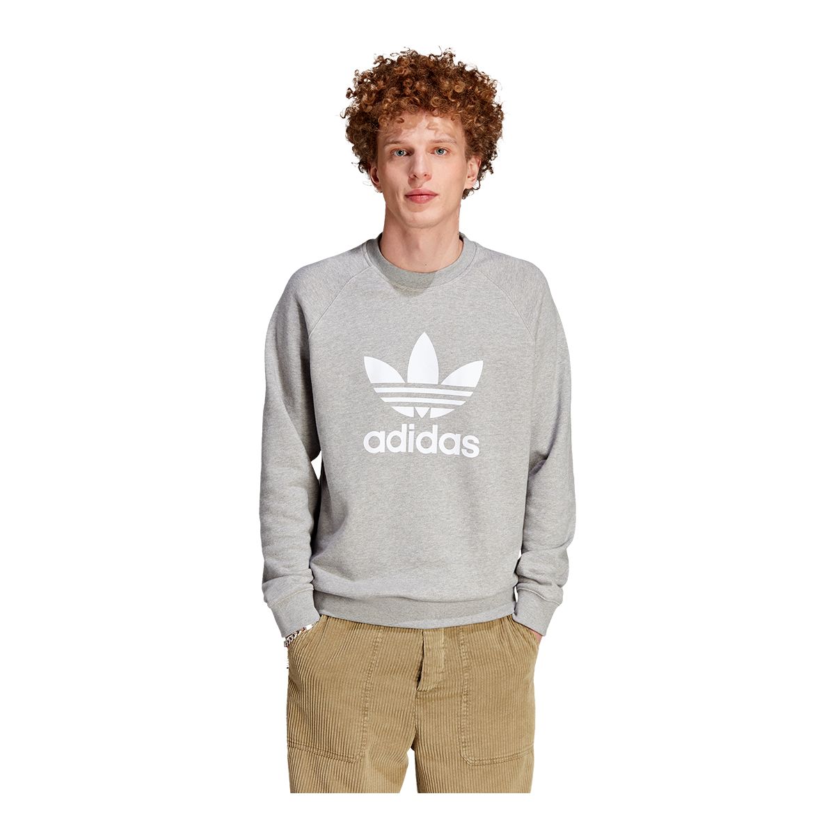 adidas Men's Adicolor Trefoil Crewneck Sweatshirt
