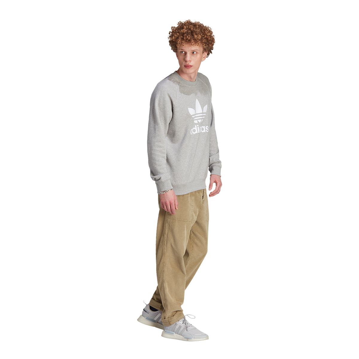 adidas Men's Adicolor Trefoil Crewneck Sweatshirt