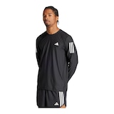 adidas Men's Own The Run Long Sleeve Shirt Front_Three_Fourths_Angled_Left
