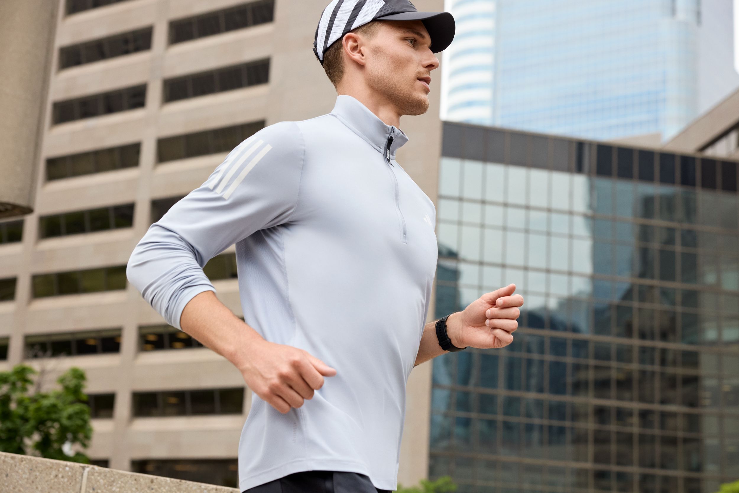 adidas Men's Own The Run 1/2 Zip Long Sleeve Top