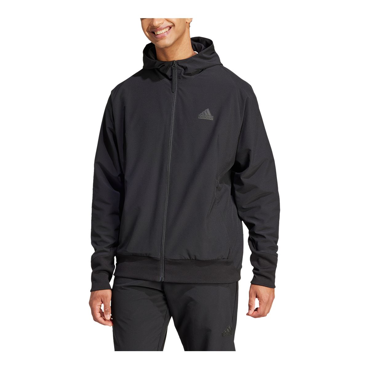 Adidas athletics essential woven jacket hotsell