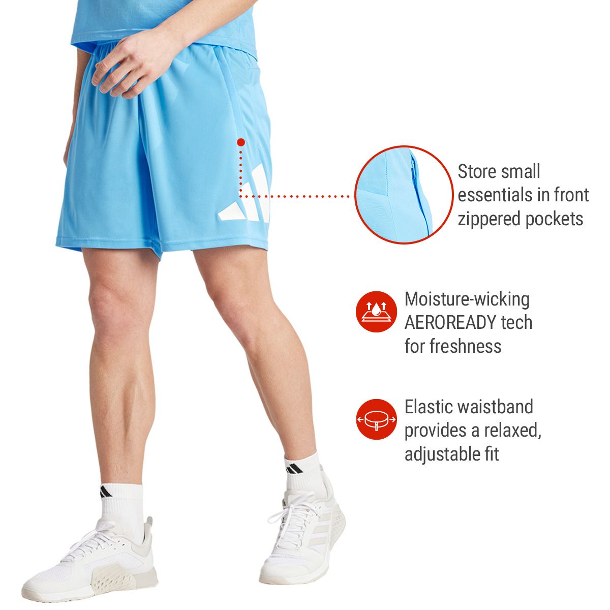 adidas Men's Training Essentials Logo Shorts