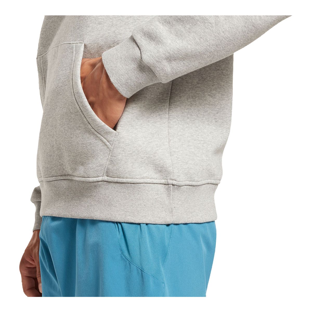 Reebok Men's Identity Fleece Stacked Logo Pullover Hoodie