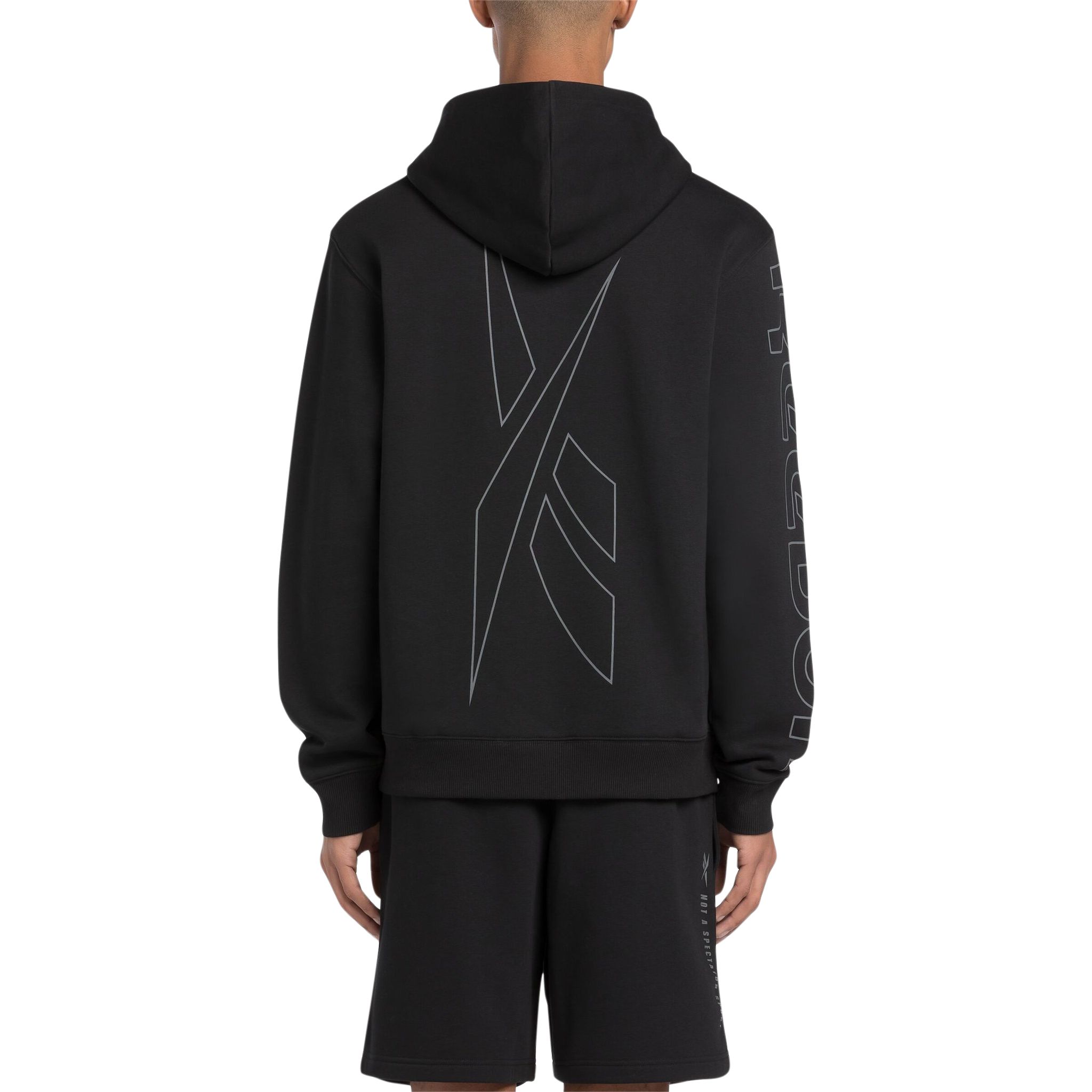 Reebok Men's Logo Mash Up Pullover Hoodie