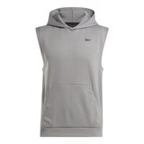 Reebok Men's Strength Sleeveless Hoodie Front_Flat