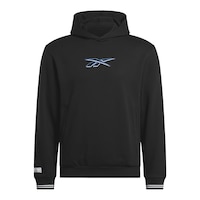 Reebok Men's Uniform CL Pullover Hoodie Front_Flat