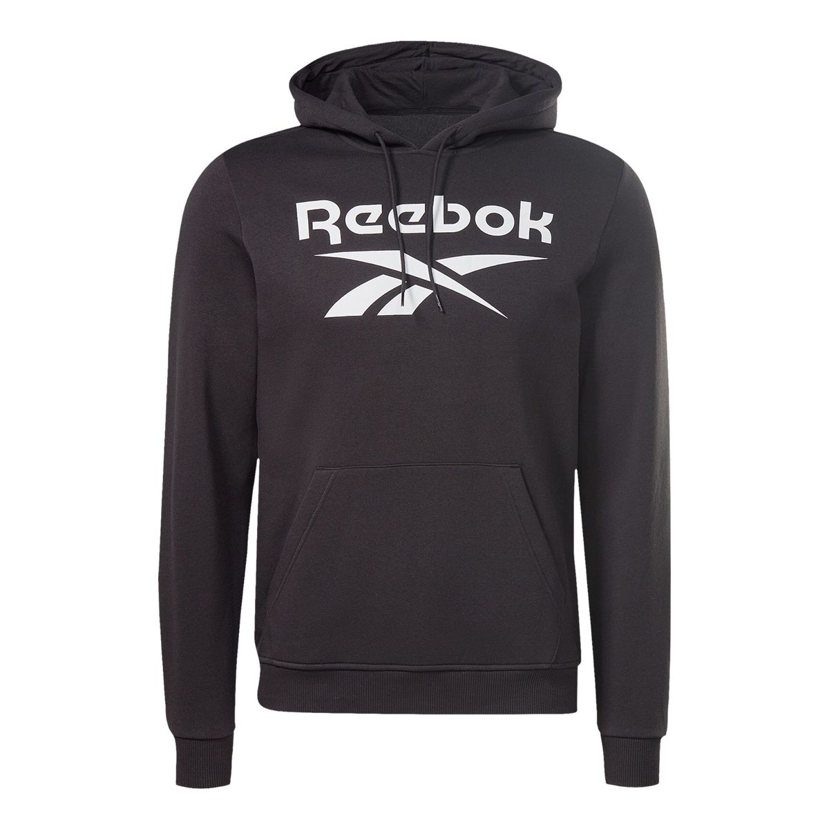 Reebok Men's Identity Fleece Stacked Logo Pullover Hoodie