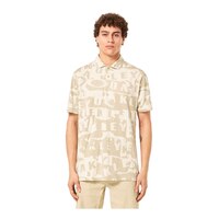 Oakley Men's Ransom Jacquard Polo T-Shirt Front_Flat