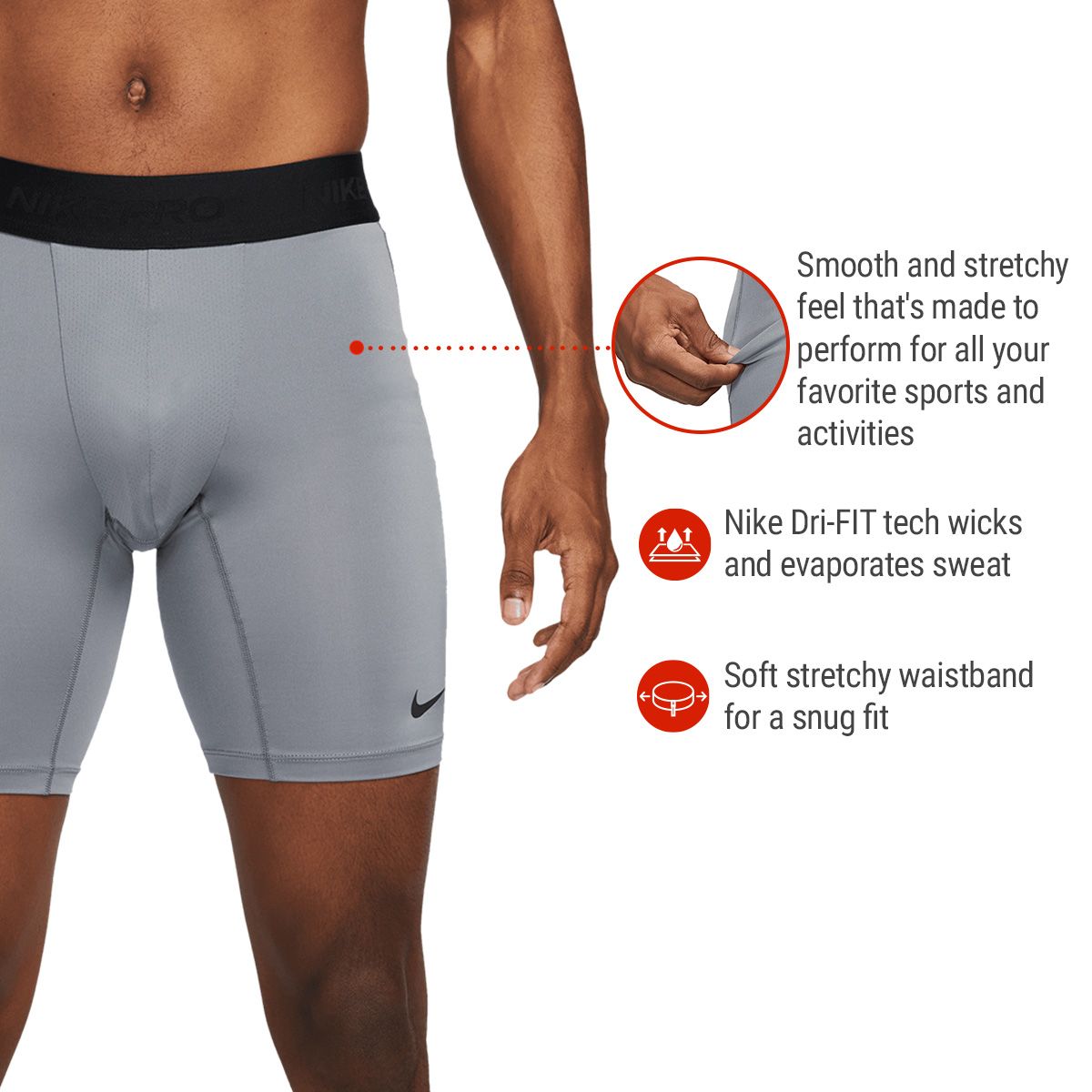 Nike Pro Men's Dri-FIT 9 Inch Slim Shorts