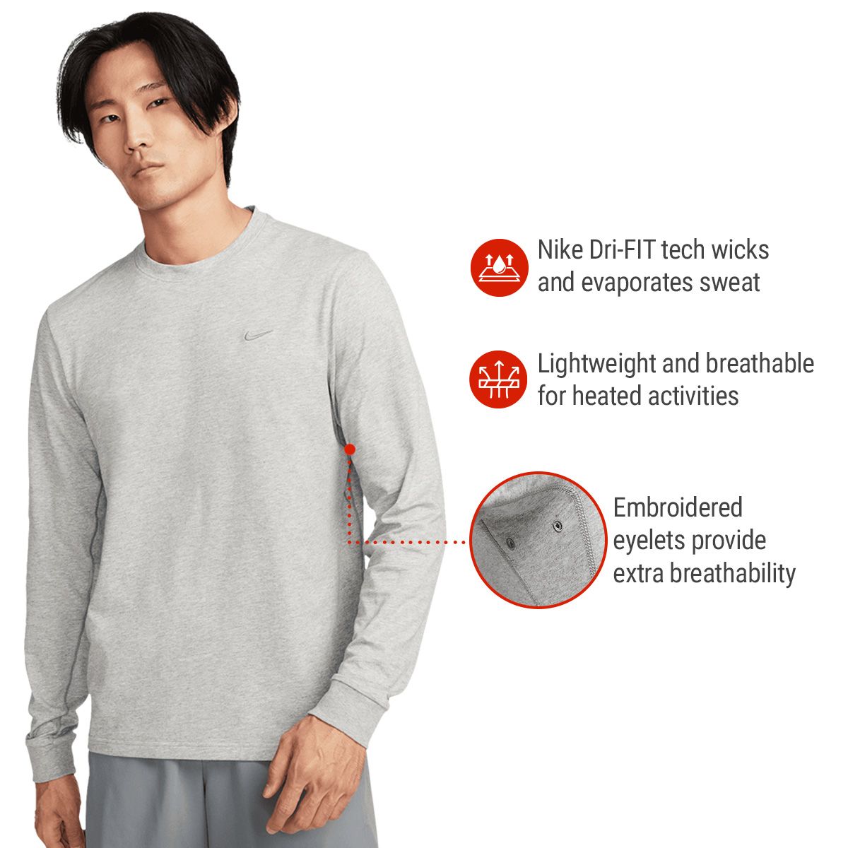 Nike Men's Dri-FIT Primary Long Sleeve Shirt