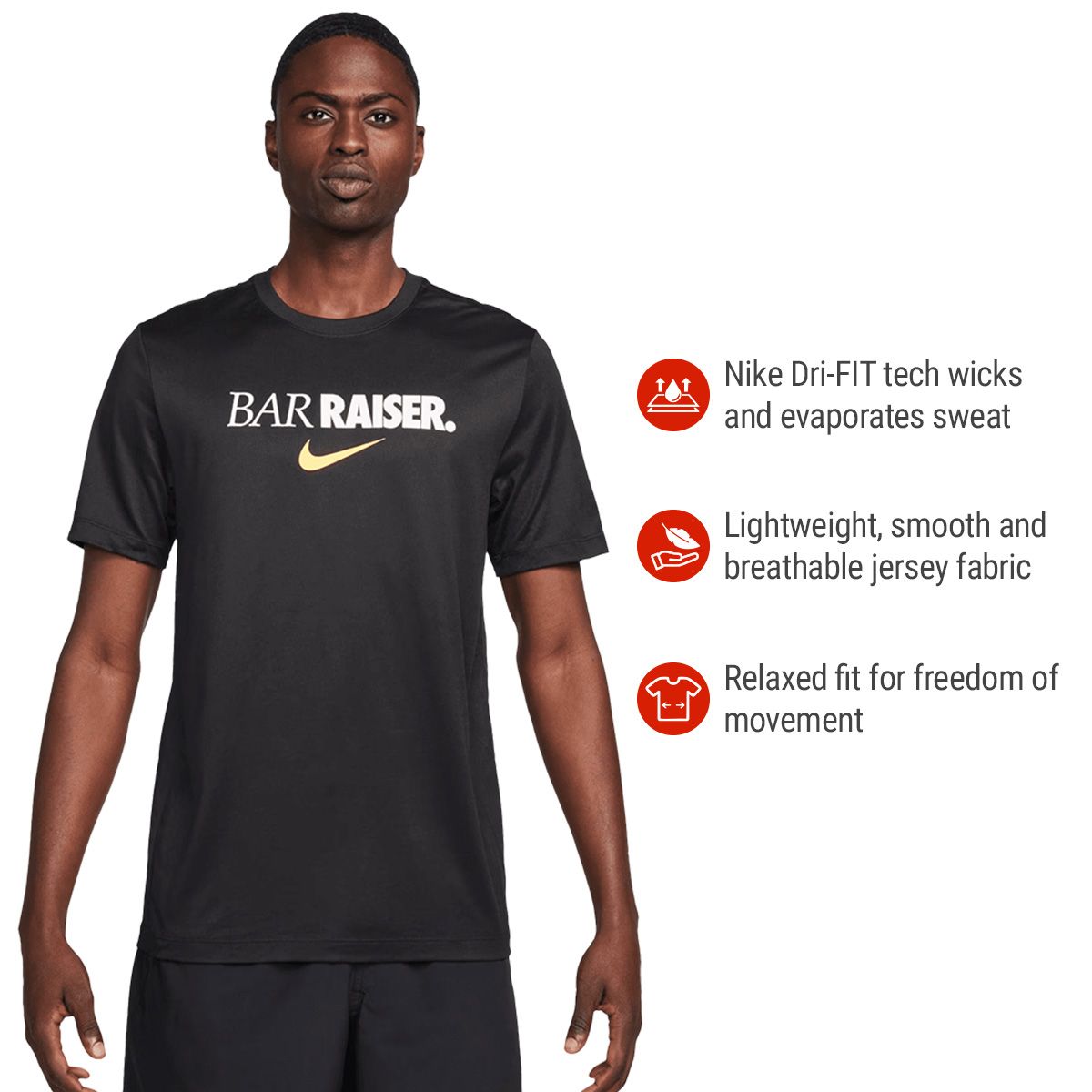 Nike Men's Dri-FIT Legend Bar Raiser T-Shirt