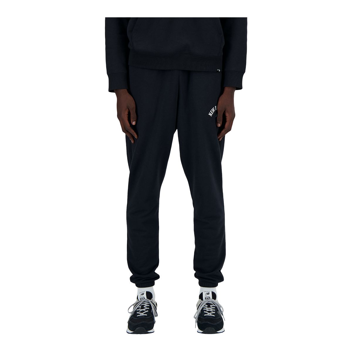 New Balance Men's French Terry Big Logo Jogger Pants