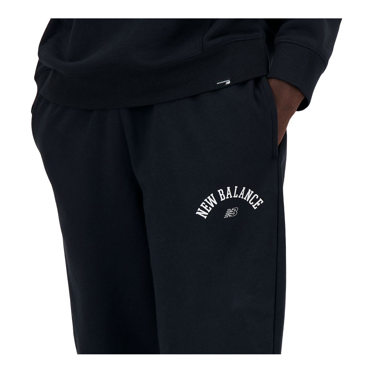 New Balance Men's French Terry Big Logo Jogger Pants