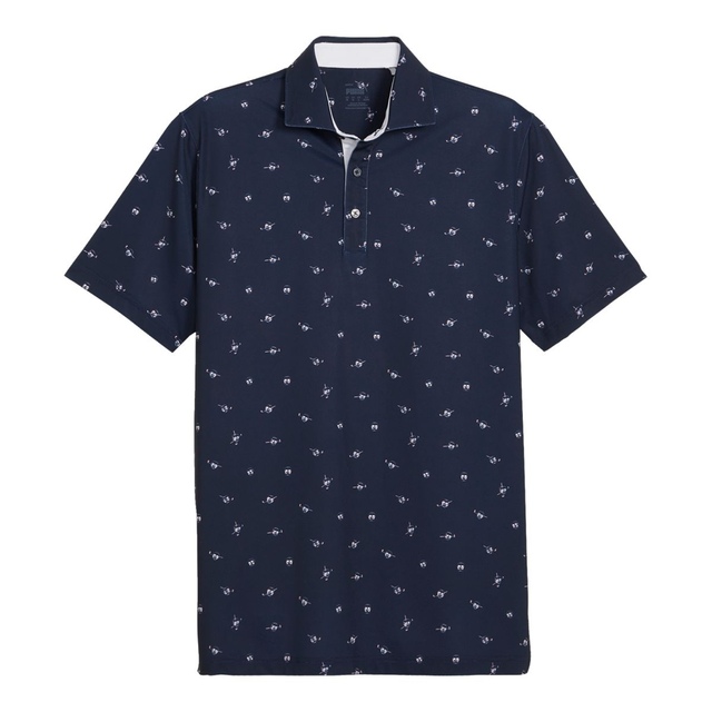 PUMA Men's Mattr Skulls Polo T Shirt