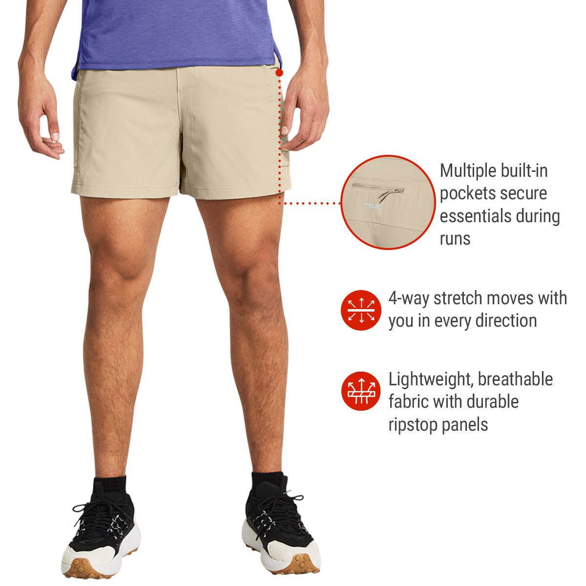 Under Armour Men's Trail Running Shorts