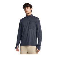 Under Armour Men's Run Trail 1/4 Zip Long Sleeve Top Front_Angled_Left