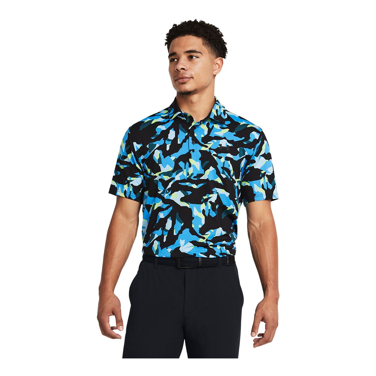 Under Armour Golf Men's Playoff 3.0 Printed Polo T Shirt