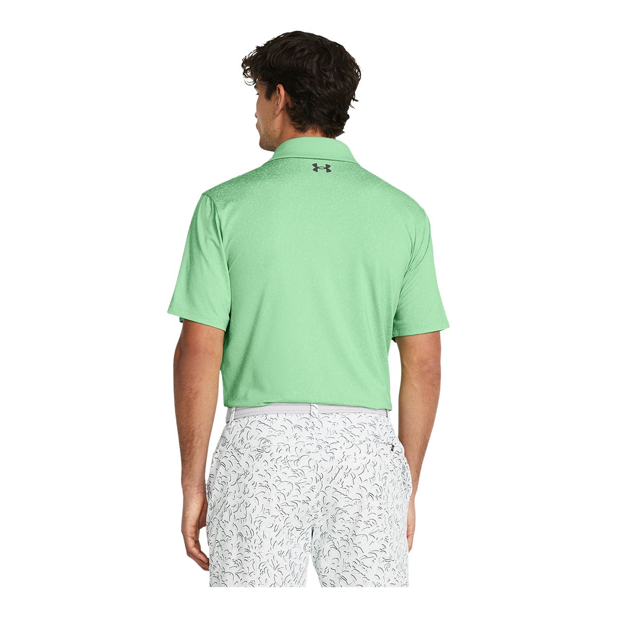 Under Armour Golf Men's Playoff 3.0 Coral Jacquard Polo T Shirt