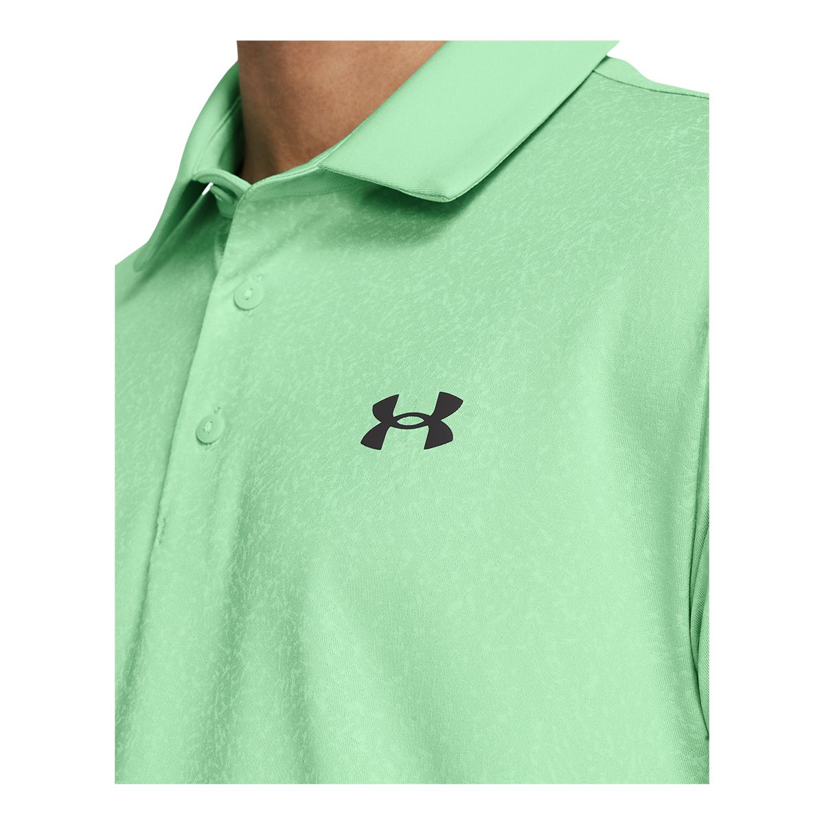 Under Armour Golf Men's Playoff 3.0 Coral Jacquard Polo T Shirt