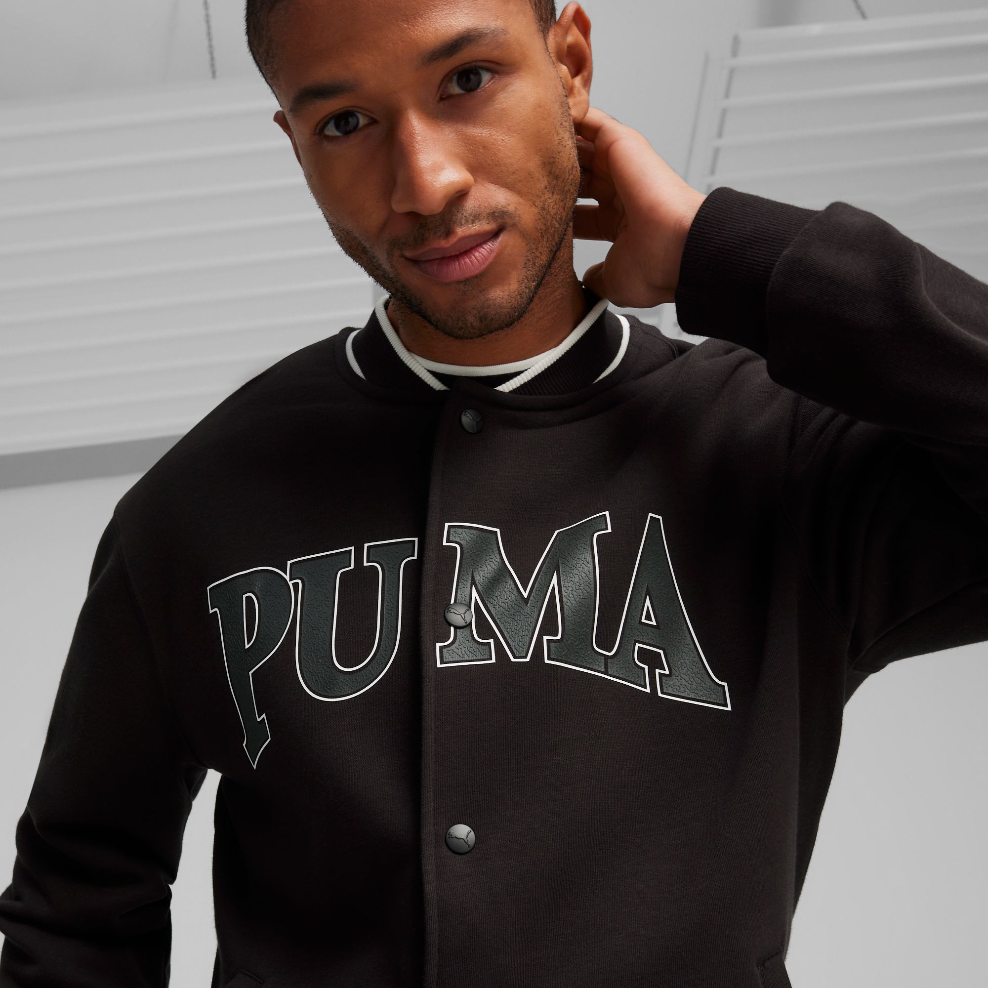 PUMA Men's Squad French Terry Track Jacket